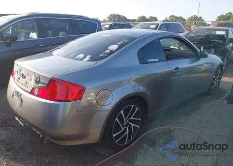 2003 Infiniti G35 Base W/Leather из США, поврежденный, VIN JNKCV54E93M206687